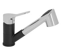 Edouard Rousseau Maore NF Sink Mixer Tap Chrome Finish Black