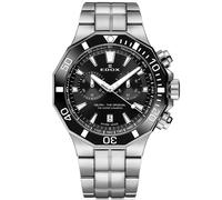 Edox Delfin The Original Chronograph 10112-3NM-NIN - Man - 43 mm - Analogue - Quartz - Sapphire-Coated Mineral Glass Black 20 mm