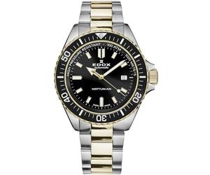 EDOX Men's Quartz Analog Watch with Stainless Steel Strap mid-39649, Multicoloured, Bracelet