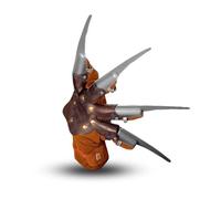 Edozos Freddy Krueger Glove - Official Style Adult Claw Glove for Halloween & Cosplay Costume | Nightmare on Elm Street Scary Fancy Dress Accessory (Unisex)