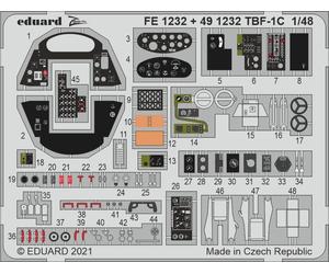 EDP491232 - Eduard Photoetch 1:48 - TBF-1C interior (Academy)