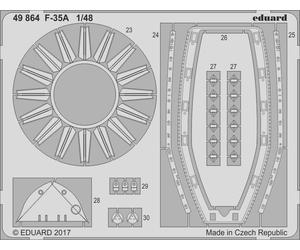 EDP49864 - Eduard Photoetch 1:48 - F-35A Lightning II (Meng)