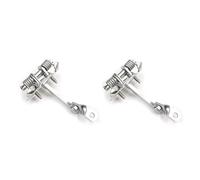 EDP63-1 2 Pieces Front Left and Right Door Catch Hinge Brake Stop Check Strap Limiter Compatible with P.eugeo.t 206 1998-2016 206+ HB CC SW 9181C8