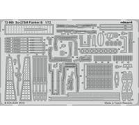 Eduard 73665 Etched Aircraft Detailling Set 1:72 Suchoi Su-27SM Flanker B
