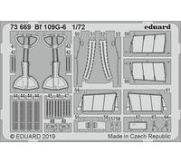 Eduard 73669 Etched Aircraft Detailling Set 1:72 Messerschmitt Bf-109G-6