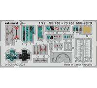 EDP73738 - Eduard Photoetch 1:72 - MiG-25PD (ICM)