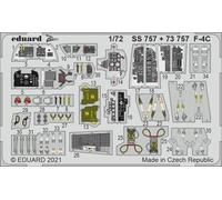 EDP73757 - Eduard Photoetch 1:72 - F-4C (Fine Molds)