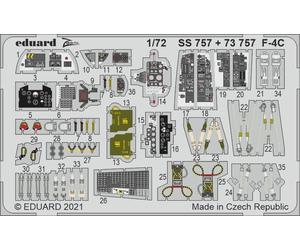 EDP73757 - Eduard Photoetch 1:72 - F-4C (Fine Molds)