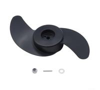 EDPEZHRMD Boat Propeller, 2-Blade Outboard Motor Propeller Black 26-86 Lb for s Inflatable Boats Small Vessels(48 pound)