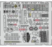 Eduard FE1037 Etched Aircraft Detailling Set 1:48 Lockheed F-104G Starfighter ea