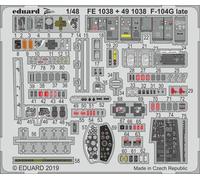 EDPFE1038 - Eduard Photoetch Zoom 1:48 - F-104G late