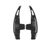 EDPOAQC Compatible with Benz for AMG A45 CLA45 ML63 GL63 SLS 2011 2012 2013 2014 1 Pair ABS Carbon Fiber Car Steering Wheel Shift Paddle(Red Carbon Fiber)