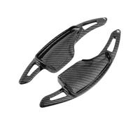 EDPOAQC Compatible with Chevrolet for Corvette C7 2014 2015 2016 2017 2018 2019 1 Pair Car Steering Wheel Shifter Paddle Interior Accessories(Carbon Fiber Black)