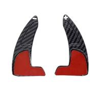 EDPOAQC Compatible with Dodge for Challenger for Durango R/T ABS Carbon Fiber Car Steering Wheel Shift Paddle Extension Interior Accessories(ABS Black)