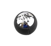 EDPOAQC Compatible with Peugeot 106 206 306 406 107 207 307 407 Car Gear Head 5 6 for Speed Manual Transmission Shift Lever Knob Auto Accessories(5speed Black)