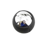EDPOAQC Compatible with Peugeot 106 206 306 406 107 207 307 407 Car Gear Head 5 6 for Speed Manual Transmission Shift Lever Knob Auto Accessories(5speed Silver)