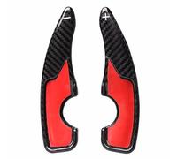EDPOAQC Compatible with Subaru for BRZ 2017 2018 1 Pair Carbon Fiber Racing Steering Wheel Shifter Paddle Extension Shift Cover Trim(Black Carbon Fiber)
