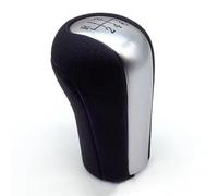 EDPOAQC Compatible with Toyota for Yaris for Auris 2005 2006 2007 2008 2009 2010 5 6 for Speed Manual Transmission Shift Lever Knob Auto Parts(049-6 Speed Silver)