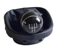 EDPOAQC Compatible with VW for Caddy MK2 2004 2005 2006 2007 2008 2009 5 6-Speed Manual Transmission Gear Shift Knob with Boot Cover Auto Parts(Five Speed)