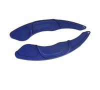 EDPOAQC Compatible with VW for Golf R 7th Generation 1 Pair Car Styling Steering Wheel Aluminum Shift Paddles Extension Interior Accessories(Normal Blue)