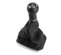 EDPOAQC Compatible with VW for Jetta for Bora Mk4 1999 2000 2001 2002 2003 2004 5 6 for Speed 12mm 23mm Car Gear Shift Knob Black Caps Interior Styling(6speed 23mm)