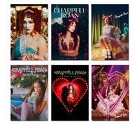 EDQMHFNV Chappell Roan Poster Album Cover Set of 6 Music Canvas Wall Art Decor for Living Room & Bedroom 08x12inch(20x30cm) Style