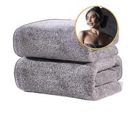 EDQPLL Bath Sheets Set of 2 Ultra Super Soft Sheets with Speed Breaker DesignCotton Large Bath Towels Bathroom, Home, Comfort and Absorbency for Bathroom, Luxury Bath Towels Set for Home(Grey)