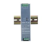 EDR-75-12 75W 12VDC 6.3A AC/DC Din Rail Power Supply (Size : 48V, Color : 75W)