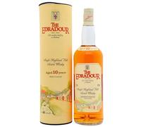 Edradour - 10 year old Single Highland Malt Scotch Whisky 100cl 43% ABV (1990's Bottling) (1 Litre)