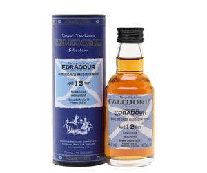 Edradour 12 Year Old Caledonia Miniature Highland Whisky