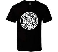 EDrecUTDEA Independent Truck Company Logo Symbol Black Tshirt Mens1387 XL