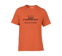 EDrecUTDEA Isle of Wight T Shirt Property of HM Prison Parkhurst Design L
