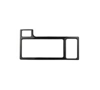 EDRKNFGA Central Control Water Cup Holder Cover Compatible for Subaru XV 2013 2014 2015 2016 Frame Accessories Interior Trim Real Soft Carbon Fiber