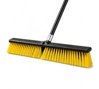 EDS 24" Extra Large Garden Broom Heavy Duty Yard Brush with Stiff Bristles