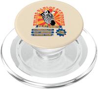 EDS Awareness at the Circus Spoonie Zebra Comic Style PopSockets PopGrip for MagSafe