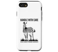 EDS Awareness - Chronic Pain Handle With Care Zebra Case for iPhone SE (2020) / 7/8
