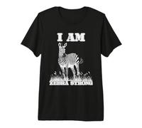 EDS Awareness - I Am Zebra Strong Chronic Illness Strength Premium T-Shirt