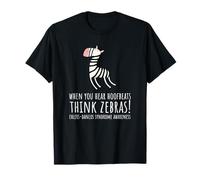 EDS Awareness Zebra Design - Think Zebras Rare Disease T-Shirt