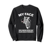 EDS Awareness Zebra - When Someone Knows What It Is Sweatshirt