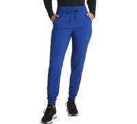 EDS Essentials Jogger Scrubs for Women Drawstring Scrub Pants DK065 L Galaxy Blue