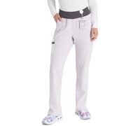 EDS Essentials Scrubs for Women, Yoga-Inspired Pull-On Pant with Four-Way Stretch and Moisture Wicking DK005, Chilled Lilac, XX-L Plus