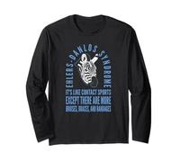 EDS: Invisible Illness Contact Sports Zebra Strong Edition Long Sleeve T-Shirt