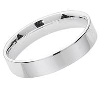 EDS Jewels 925 Sterling Silver 4mm Flat Court Comfort Men/Ladies Wedding Band/Ring WJS13893RSP