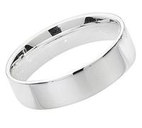EDS Jewels 925 Sterling Silver 5mm Flat Court Comfort Men/Ladies Wedding Band/Ring WJS13896RSS