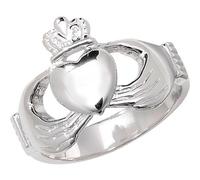 EDS Jewels Beautiful 925 Sterling Silver Gents/Men Claddagh Ring WJS22170RSY