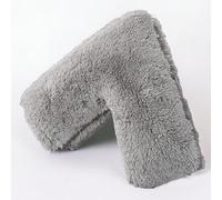 EDS Pregnancy Teddy Fleece V Pillow with Pillowcase Provide Support During Pregnancy Nursing and for Orthopedic Super Soft Comfortable V-shaped Pillows for Head, Neck and Back LH (GREY)