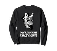 EDS Walk a Mile in My Joints Zebra Chronic Illness Advocacy Sweatshirt