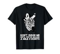 EDS Walk a Mile in My Joints Zebra Chronic Illness Advocacy T-Shirt