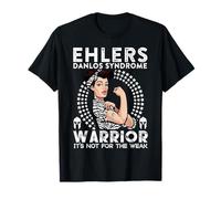 EDS Warrior Zebra Gift Ehlers Danlos Syndrome Awareness T-Shirt