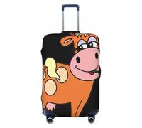 EdsfFehs Cartoon Cute Cow Print Luggage Cover,Fashion Suitcase Protector Washable Scratch Resistant